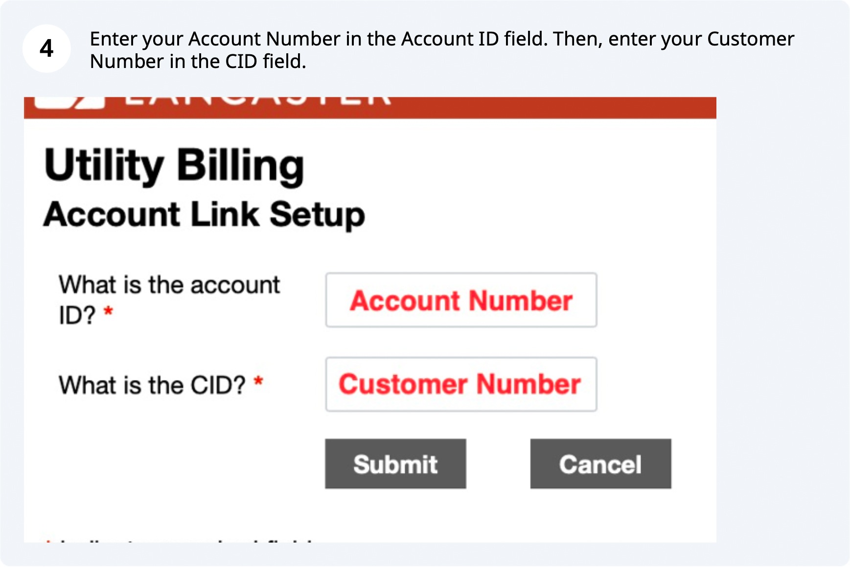 Set Up Receive Water Bills by Email City of Lancaster, PA